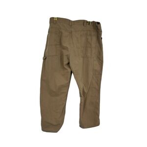 Blue Mountain‎ Mens Tan Canvas Utility Work Pants Size 44x32 Carpenter Style